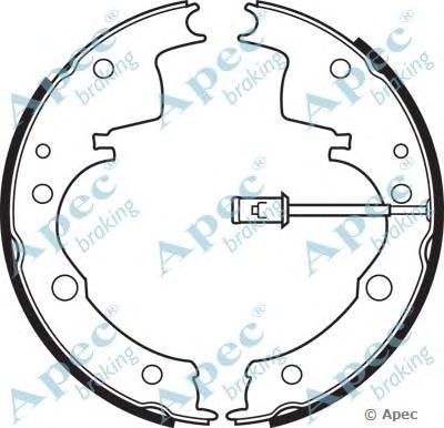 APEC BRAKING shu511 -  Комплект тормозных колодок